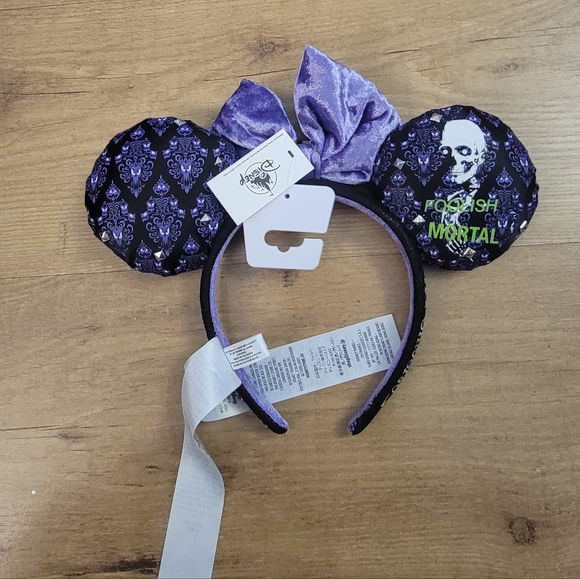 Disney Haunted Mansion Mickey Ears Headband Madame Leota Foolish - Picture 8 of 9
